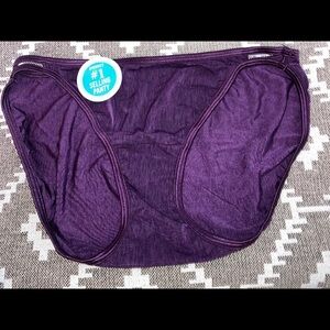 Vintage Vanity Fair Silken Heather String Bikini Sissy Panties Second Skin Satin